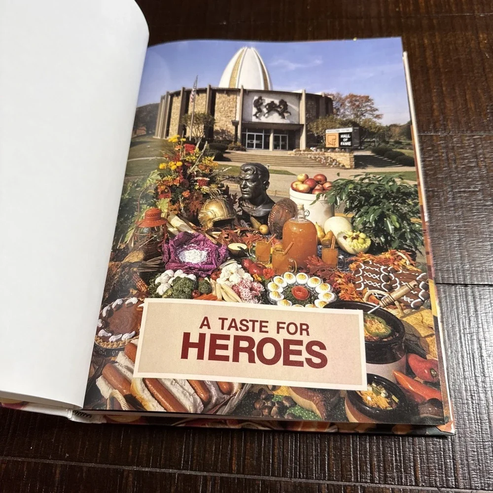 A Taste For Heroes - Pro Football Hall of Fame Festival Cookbook - 1st Ed (1990)